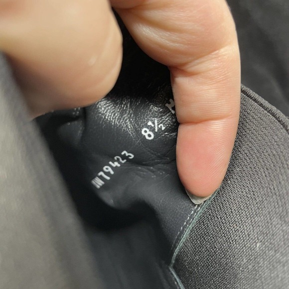 Stuart Weitzman Black Suede Platform Wedge Heel Ankle Boot Size 8 ½ - Picture 10 of 10